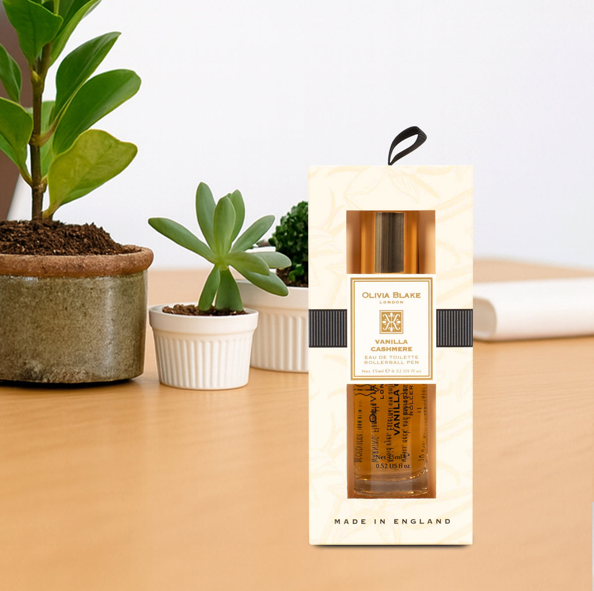 Olivia Blake Vanilla Cashmere Perfume Roller Ball – 15 ml/0.52 fl oz Fine Fragrance Eau de Toilette, Travel Size Perfume for Women