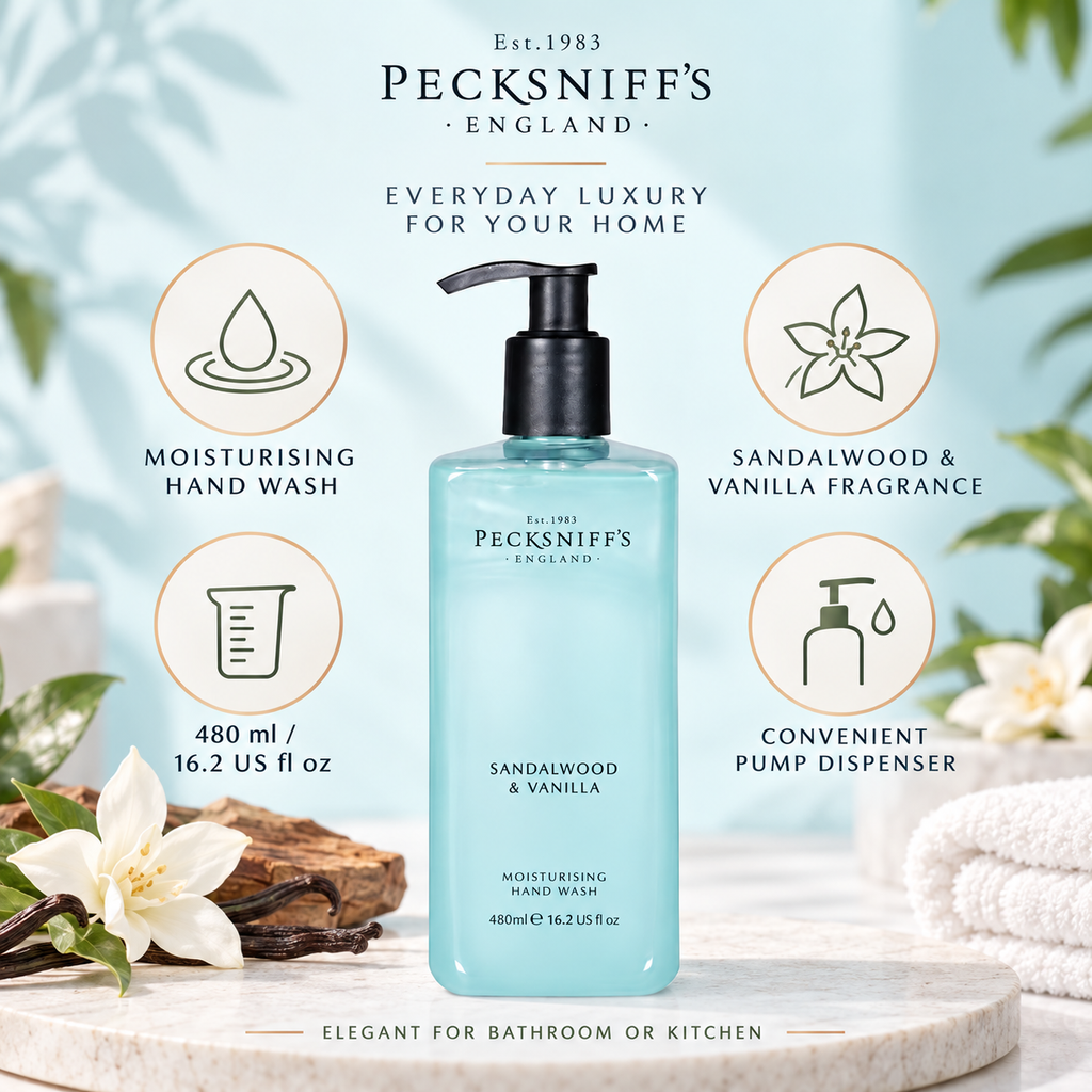 Pecksniff's Sandalwood & Vanilla Hand Wash 480ml/16.2 fl oz