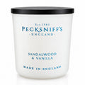 Pecksniff's Sandalwood & Vanilla Luxury Scented Candle | 1 Wick, 100 g/3.5 oz