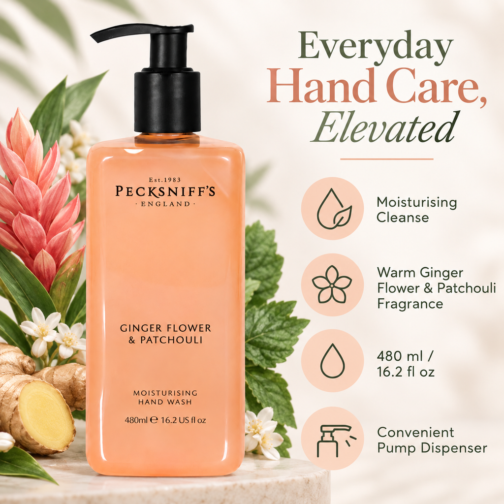 Pecksniff's Ginger Flower and Patchouli Hand Wash 480ml/16.2 fl oz
