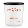 Pecksniff's Ginger Flower & Patchouli Luxury Scented Candle | 1 Wick, 100 g/3.5 oz