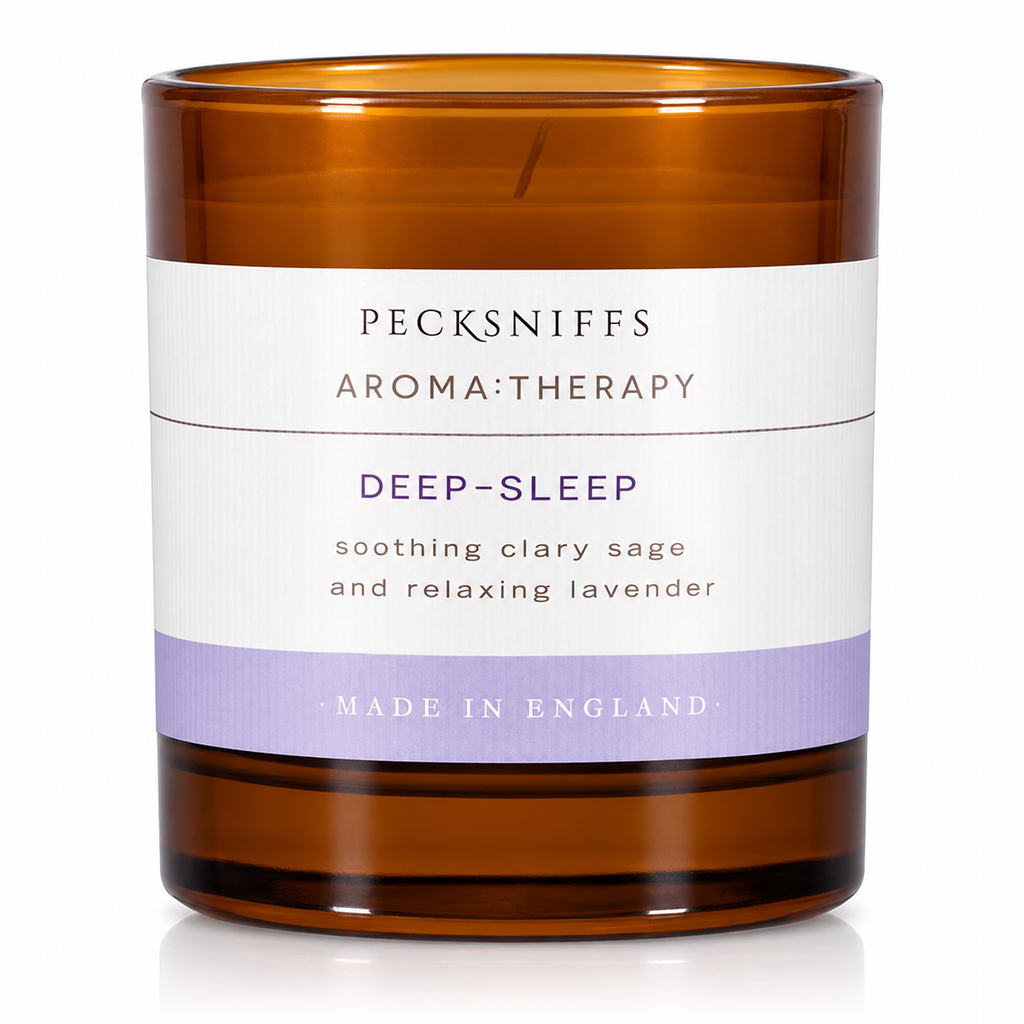 Pecksniffs Amber Deep-Sleep Aroma Therapy Candle | 1 Wick, 184g/6.49oz