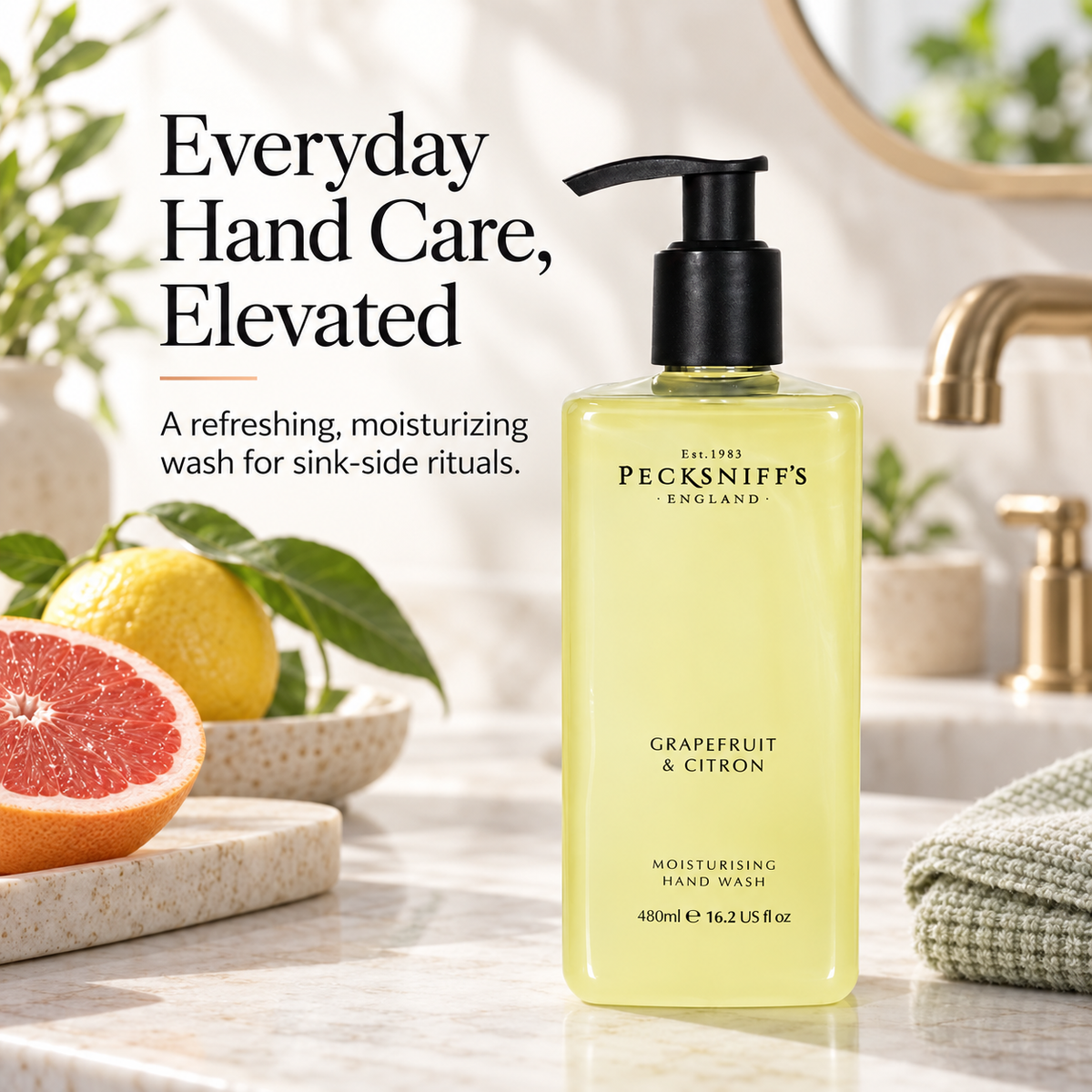 Pecksniff's Grapefruit & Citron Hand Wash 480ml/16.2 fl oz