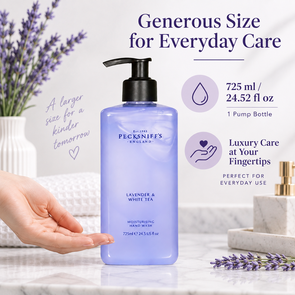 Pecksniff's Lavender & White Tea Hand Wash 725 ml/24.5 Fl Oz
