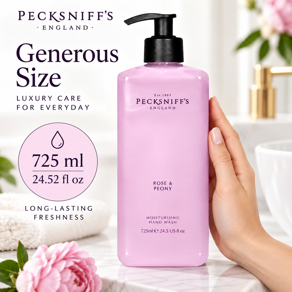 Pecksniff's Rose & Peony Hand Wash 725 ml/24.5 Fl Oz