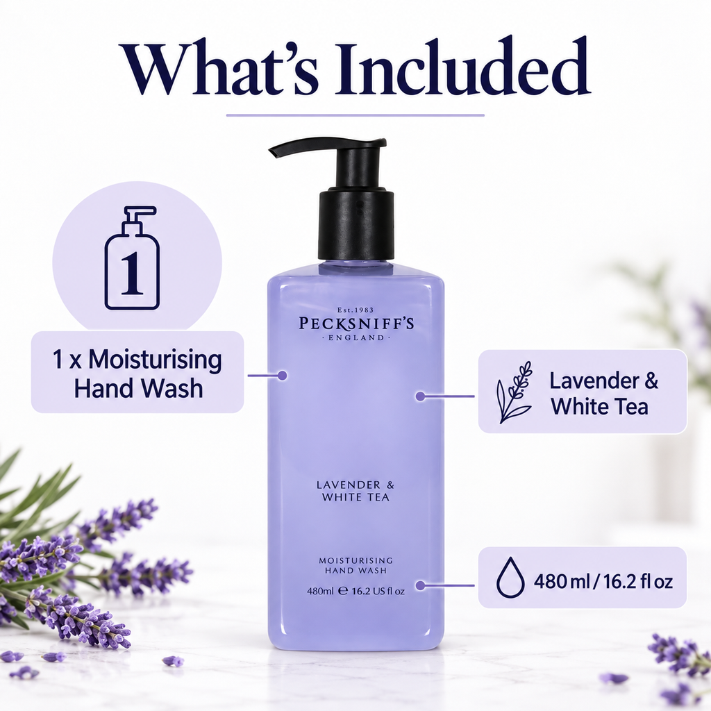 Pecksniff's  Lavender & White Tea Hand Wash 480ml/16.2 fl oz