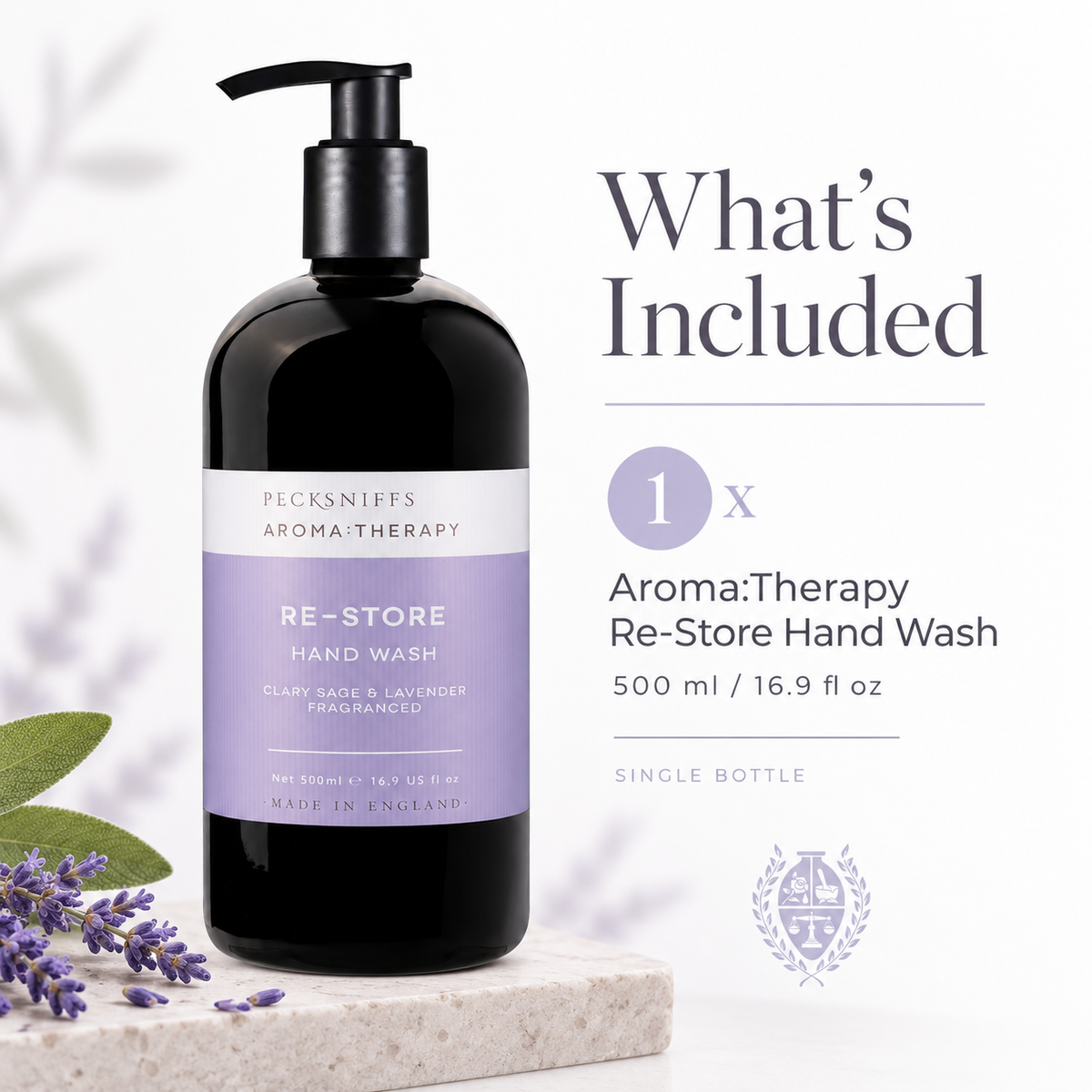 Pecksniff's Aroma:Therapy Re-Store 500 ml/16.9 fl oz Hand Wash