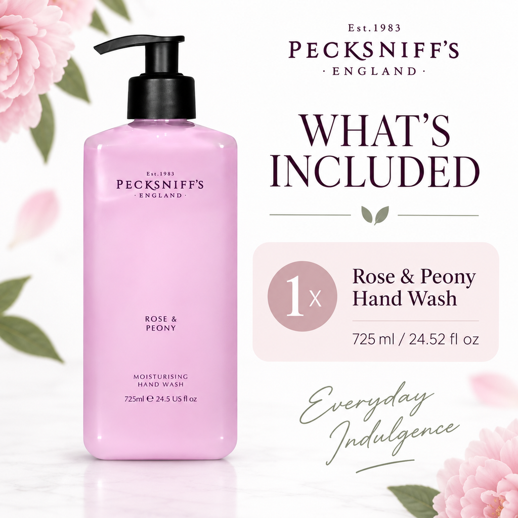 Pecksniff's Rose & Peony Hand Wash 725 ml/24.5 Fl Oz