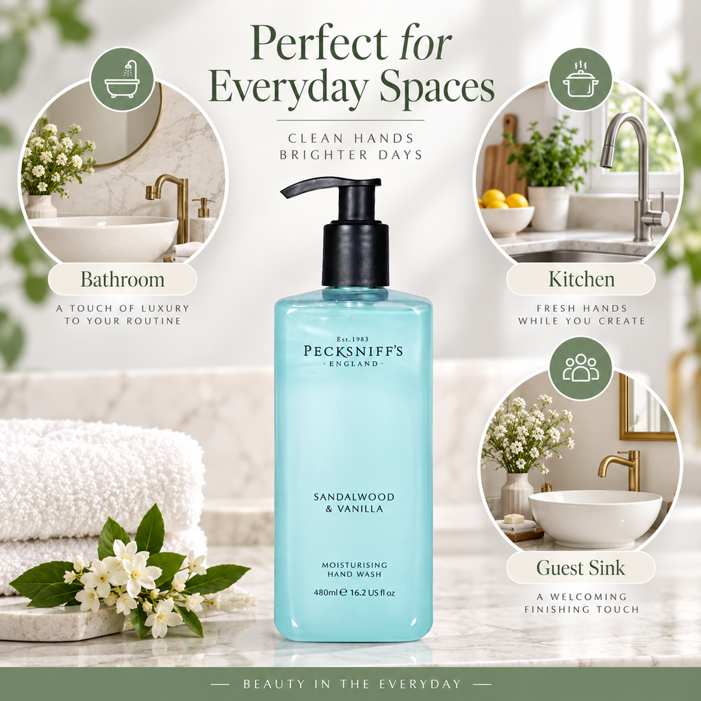 Pecksniff's Sandalwood & Vanilla Hand Wash 480ml/16.2 fl oz