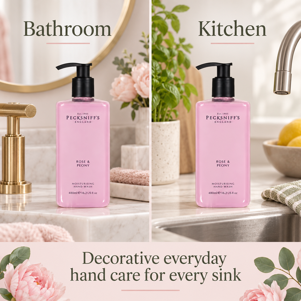 Pecksniff's Rose & Peony Hand Wash 480ml/16.2 fl oz