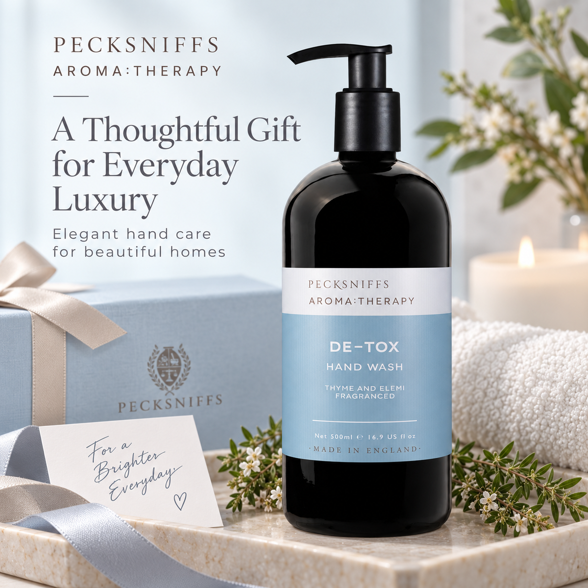 Pecksniff's Aroma:Therapy De-Tox 500 ml/16.9 fl oz Hand Wash