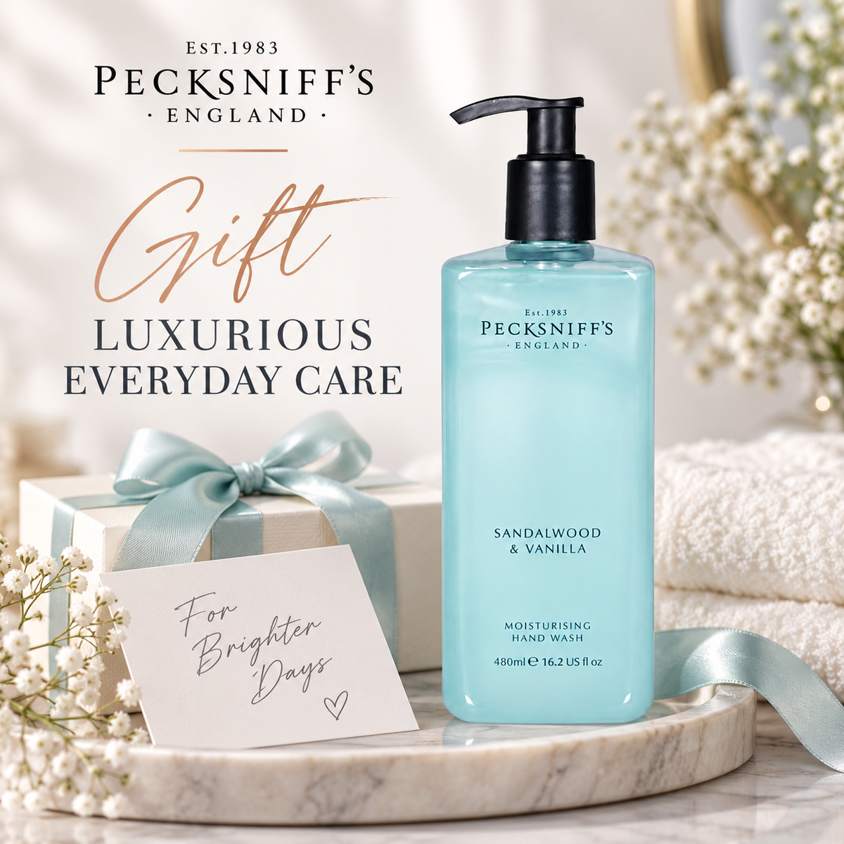 Pecksniff's Sandalwood & Vanilla Hand Wash 480ml/16.2 fl oz