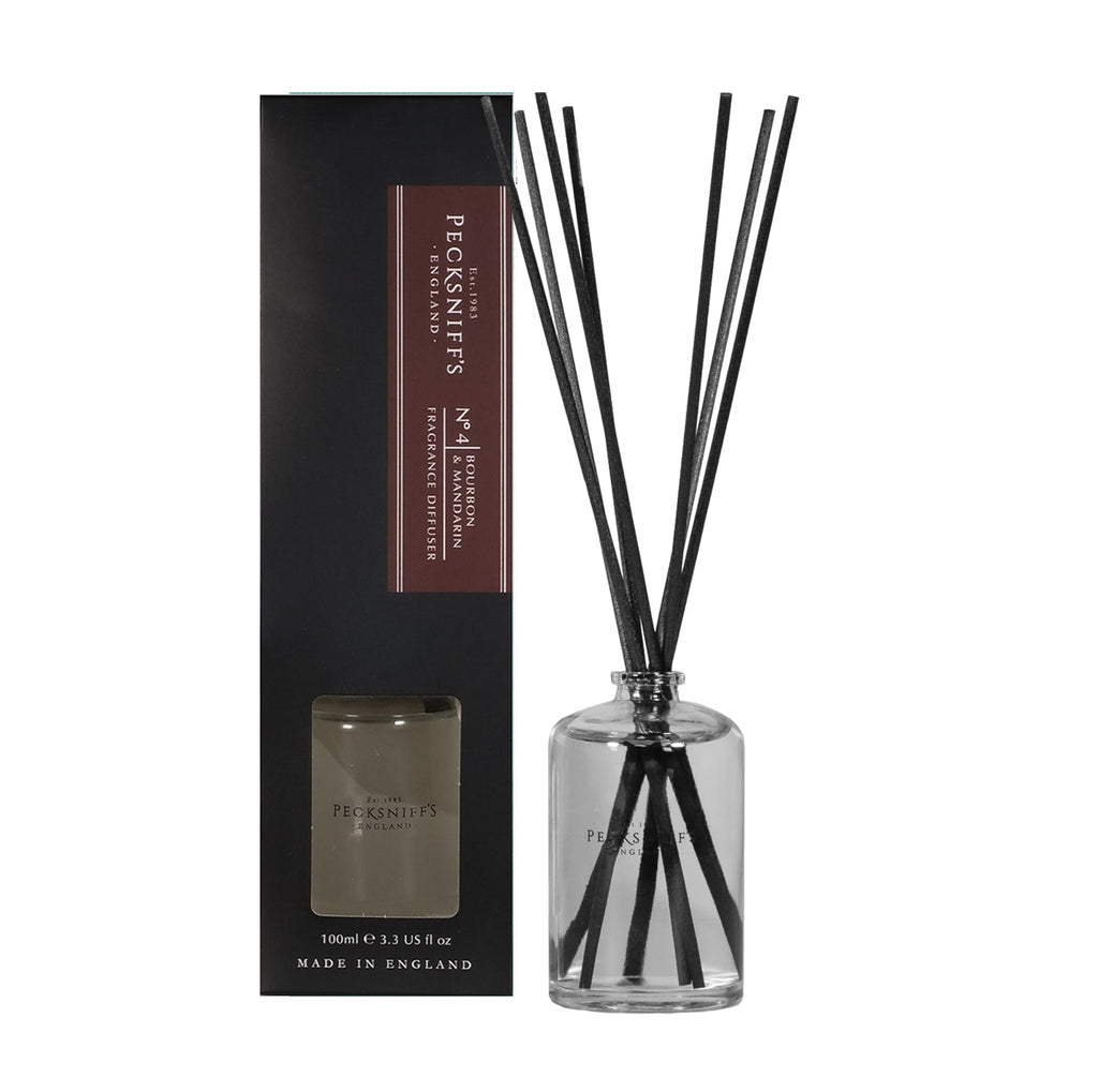 Pecksniffs Bourbon & Mandarin Diffuser | 100ml/3.38 Fl Oz