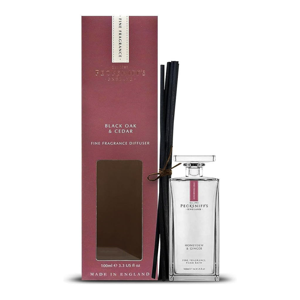 Pecksniffs Black Oak & Cedar Diffuser | 100ml/3.38 Fl Oz