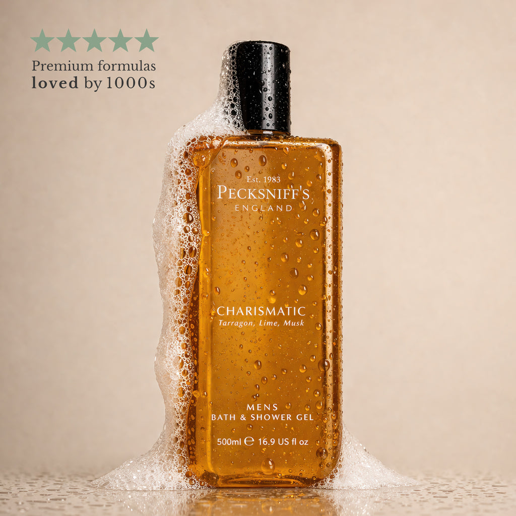 Pecksniffs Charismatic Men's Bath and Shower Gel | 500ml /16.9 Fl Oz