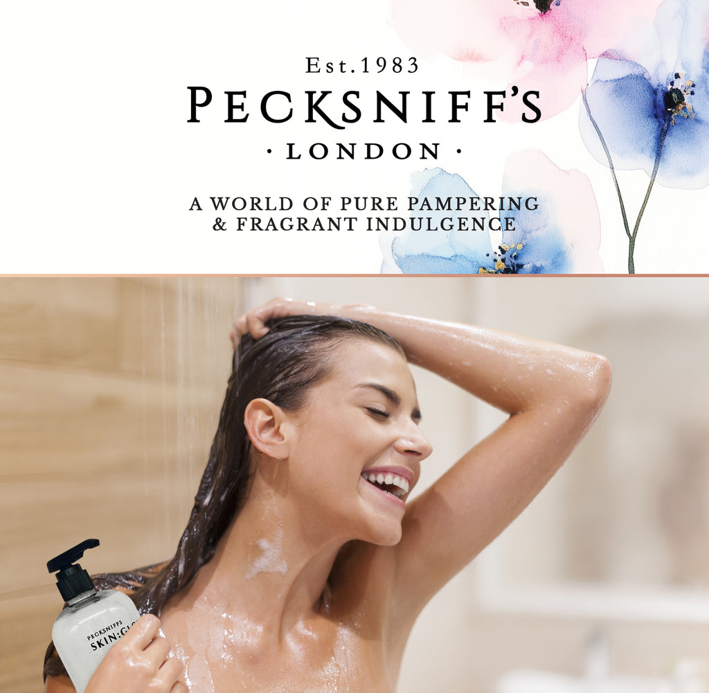 Pecksniffs Coconut & Dragon Fruit Radiance Exfoliating Shower Gel | 1000 ml / 33.80 Fl Oz