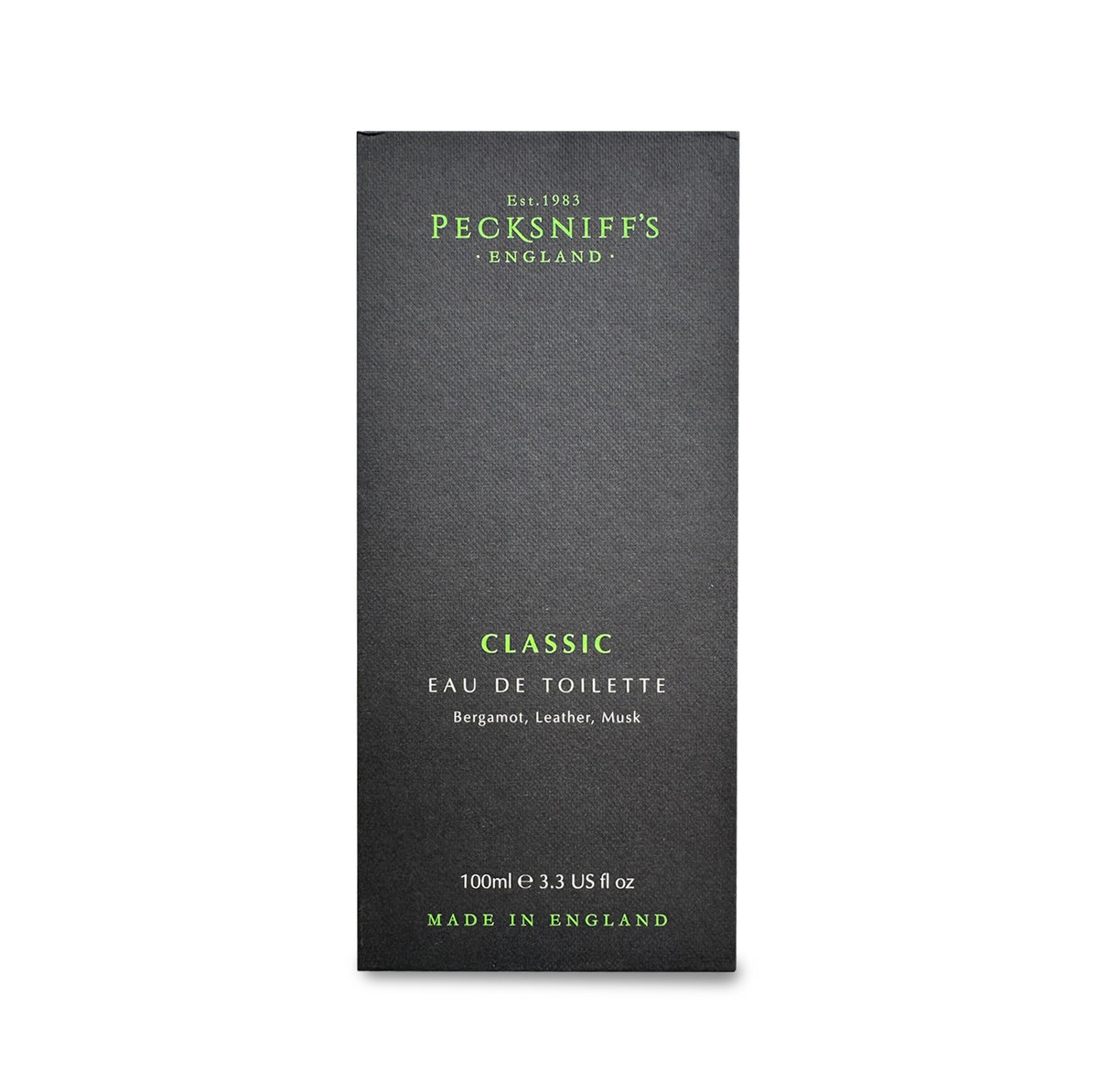 Pecksniff’s Mens Classic Eau de Toilette – 100 ml/3.3 fl oz Fresh Fougere Cologne with Bergamot, Clary Sage, Lavender & Leather Notes