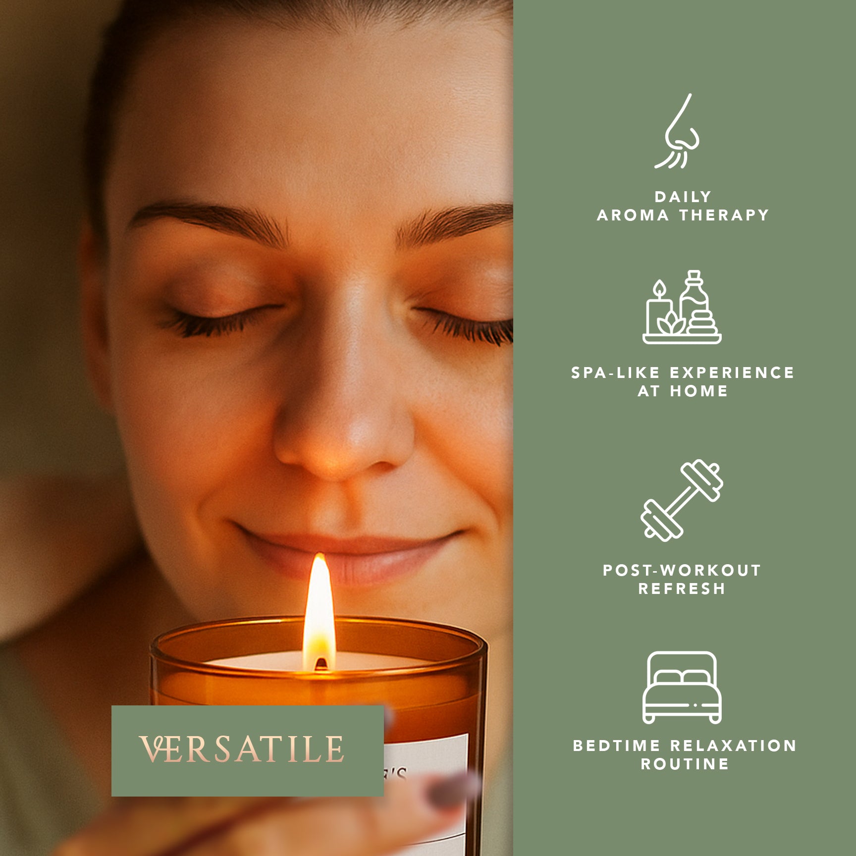 Pecksniffs Amber De-Stress  Aroma Therapy Candle | 1 Wick, 184g/6.49oz