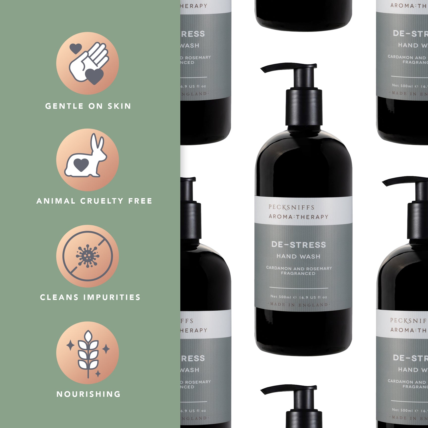 Pecksniff's Aroma:Therapy De-Stress 500 ml/16.9 fl oz Hand Wash