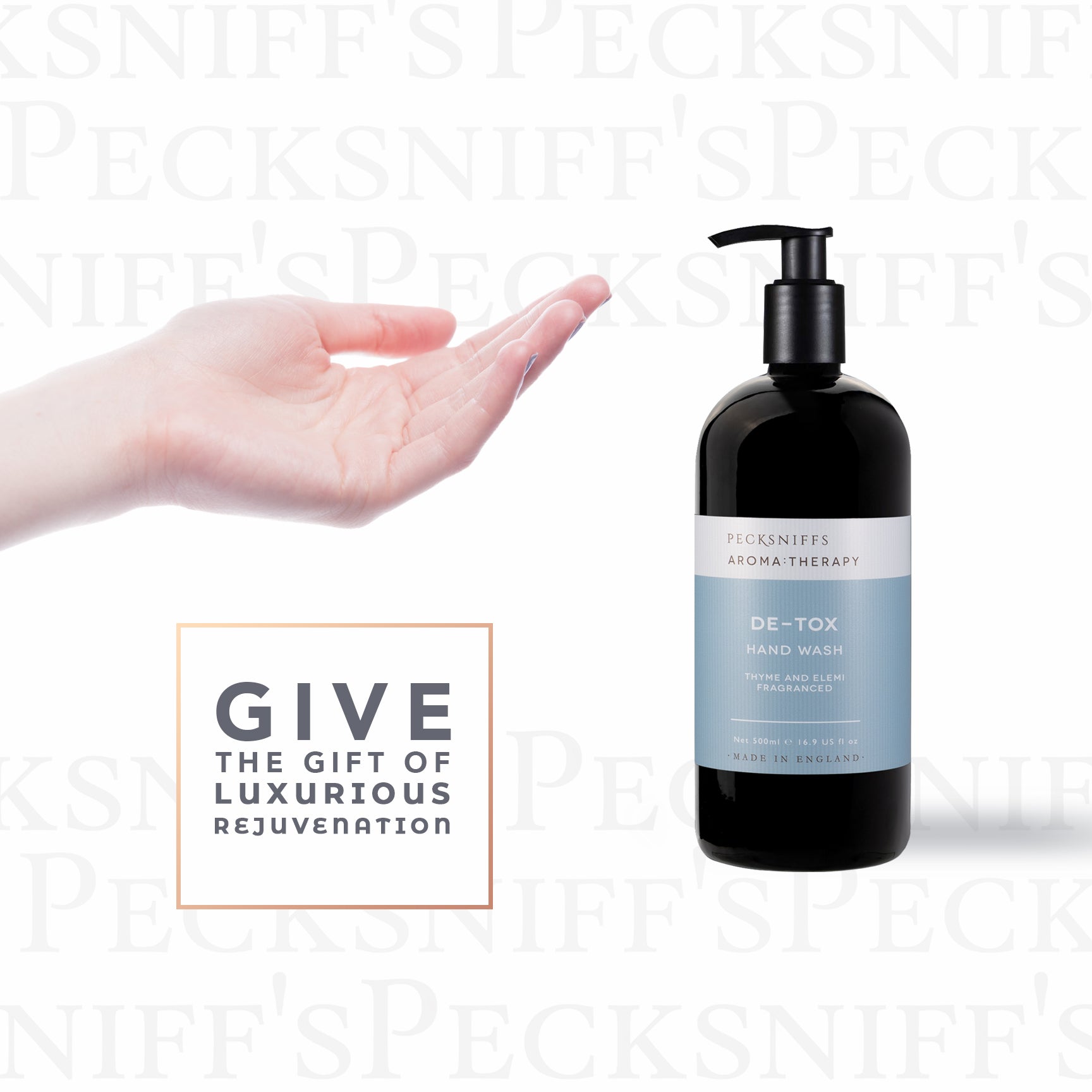 Pecksniff's Aroma:Therapy De-Tox 500 ml/16.9 fl oz Hand Wash