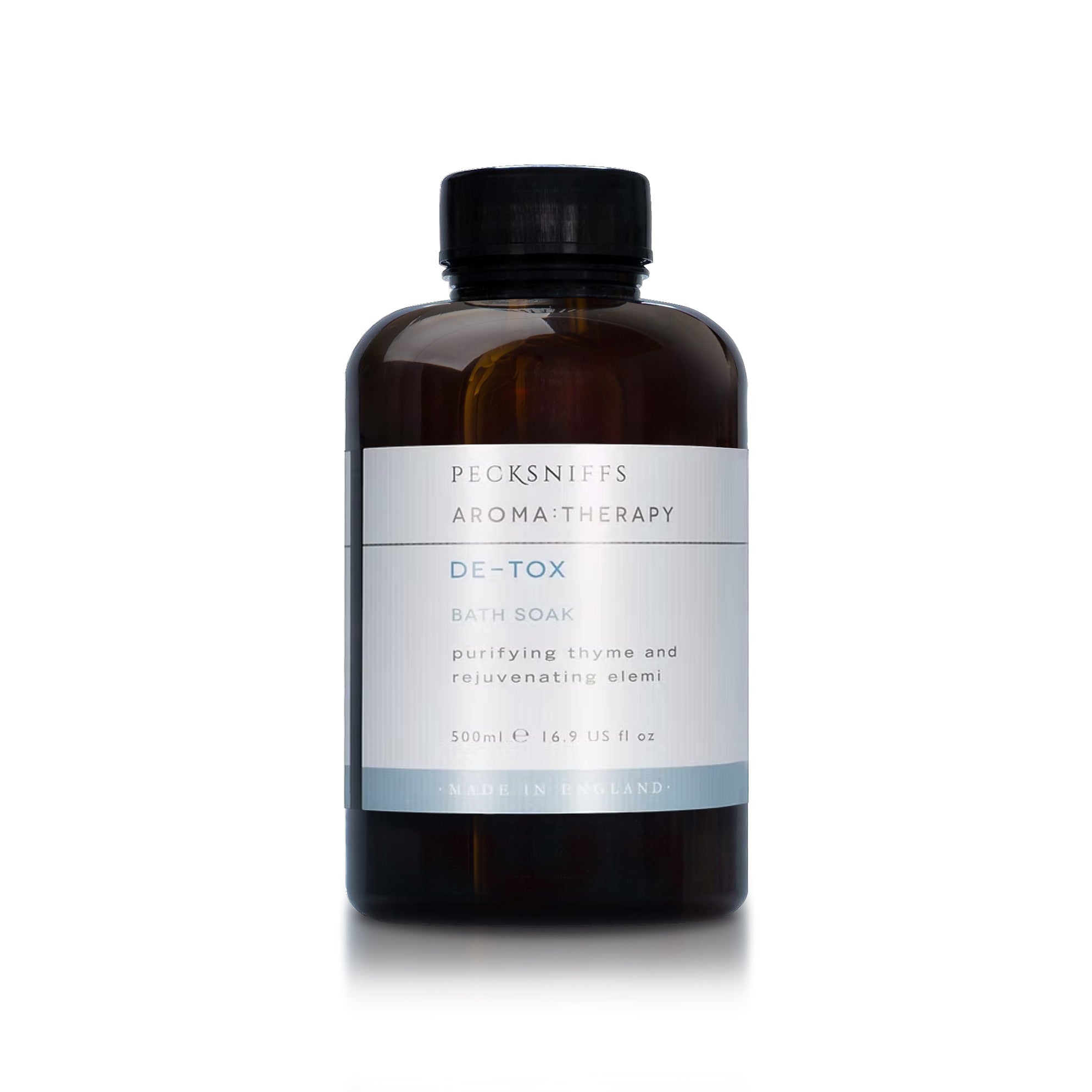 Pecksniffs Aroma:Therapy De-Tox Bath Soak Decanter | 500ml/16.9 Fl Oz