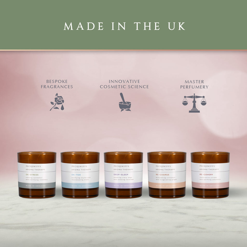Pecksniffs Amber Deep-Sleep Aroma Therapy Candle | 1 Wick, 184g/6.49oz