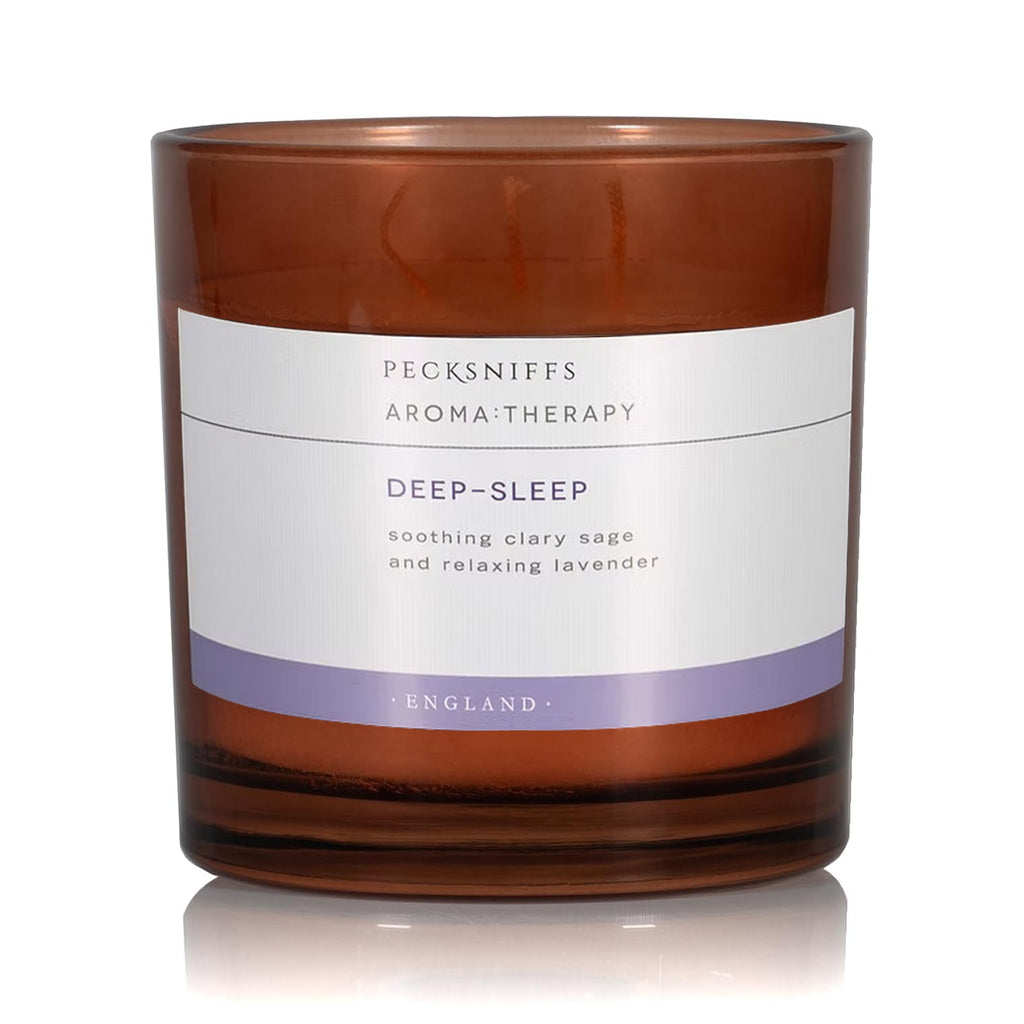 Pecksniffs Amber Deep Sleep Candle | 3 Wicks, 550g/19.40oz