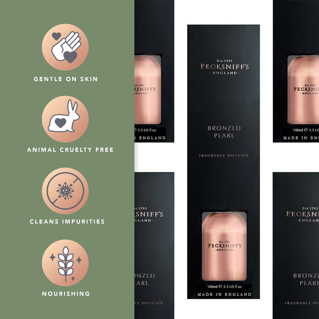 Pecksniffs Bronzed Pearl Diffuser | 100ml/3.38 Fl Oz