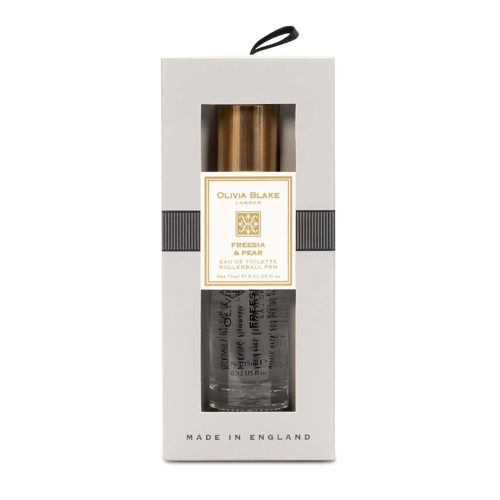 Olivia Blake Freesia & Pear Perfume Roller Ball – 15 ml/0.52 fl oz Fine Fragrance Eau de Toilette, Travel Size Perfume for Women