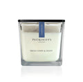 Pecksniffs Prestige Fresh Linen & Daisy Scented Square Candle | 1 Wick, 190g/6.7oz