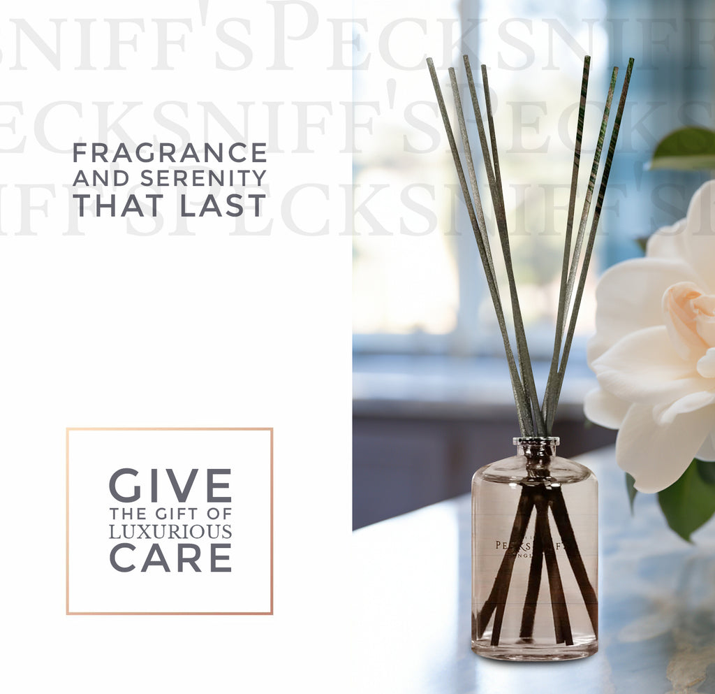 Pecksniffs Gardenia & White Peach Diffuser | 200ml/6.76 Fl Oz