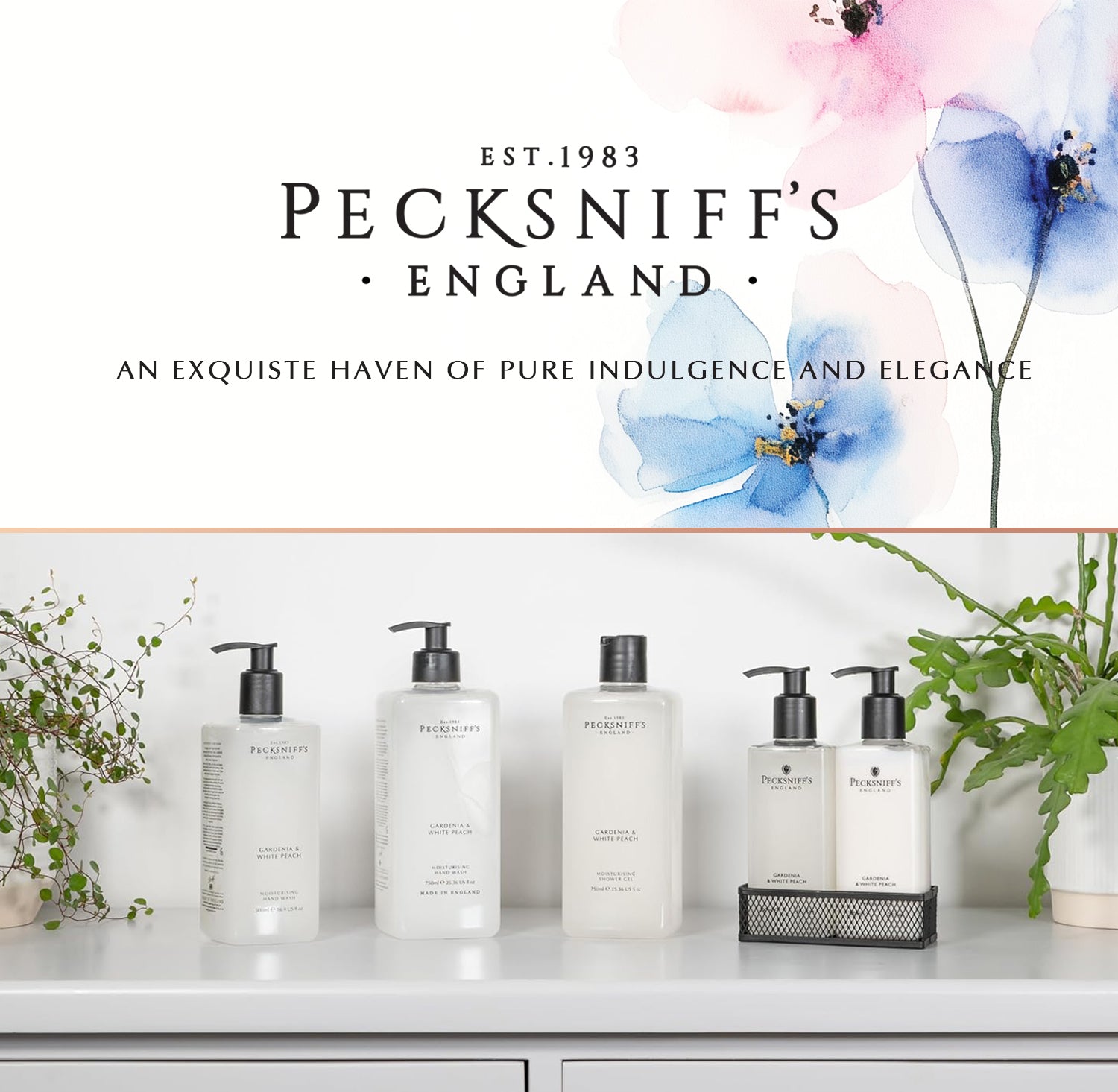Pecksniff's Gardenia & White Peach Hand Wash 725 ml/24.5 Fl Oz