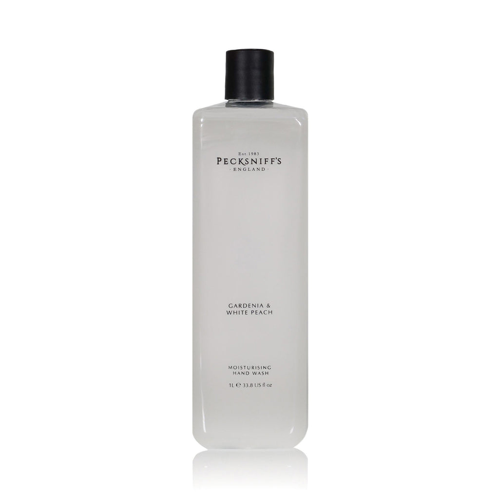 Pecksniffs Classic Gardenia & White Peach Scented Moisturizing Hand Wash Refill | 1L/1000ml, 33.8 Fl oz