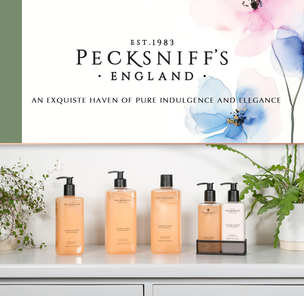 Pecksniff's Ginger Flower & Patchouli Moisturizing Shower Gel | 750 ml/25.3 Fl Oz