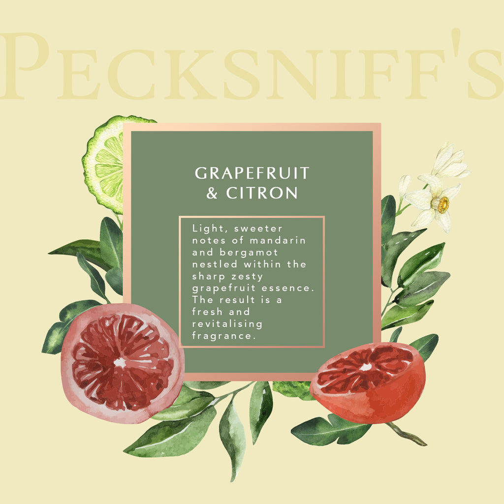 Pecksniffs Grapefruit & Citron Moisturizing Shower Gel | 1000 ml / 33.80 Fl Oz
