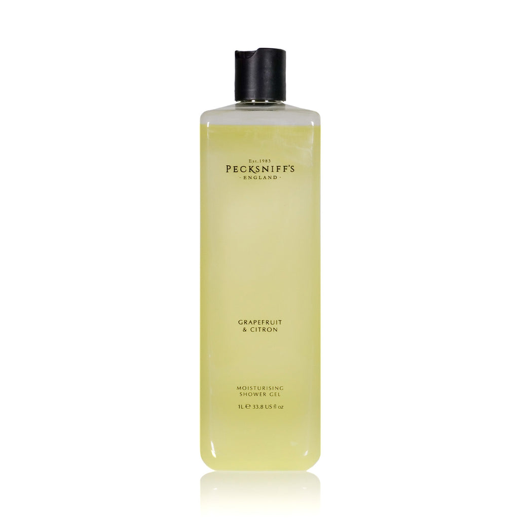 Pecksniffs Grapefruit & Citron Moisturizing Shower Gel | 1000 ml / 33.80 Fl Oz