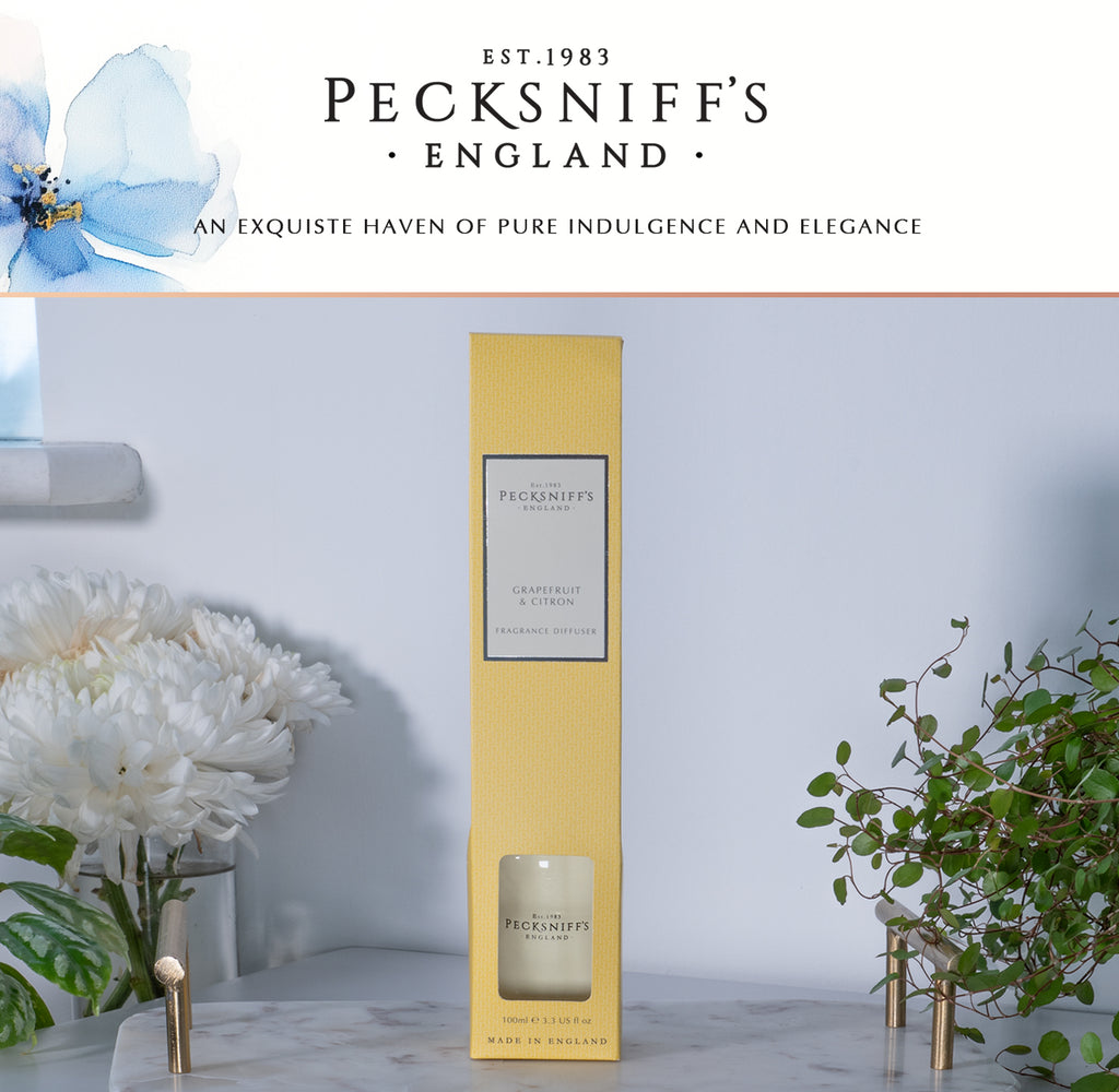 Pecksniffs Lime & Cucumber Diffuser | 100ml/3.38 Fl Oz