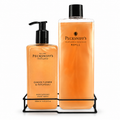 Pecksniff's Classic Ginger Flower & Patchouli Moisturizing Hand Wash 500ml/16.9 Fl oz and Hand Wash Refill 1L/1000ml,33.8 Oz