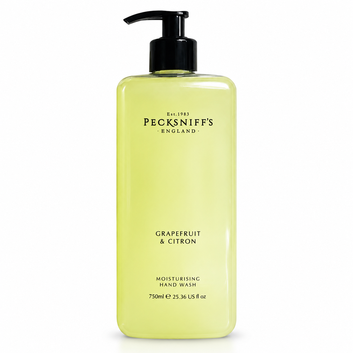 Pecksniffs Classic Grapefruit & Citron Scented Moisturizing Hand Wash | 750ml, 25.3 Fl oz