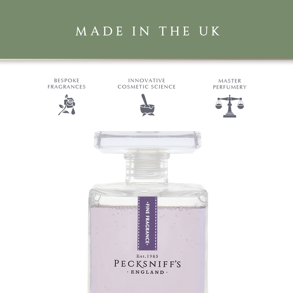 Pecksniff's Prestige Iced Tea & Fig Bath Soak Decanter | 500ml/16.9 Fl Oz