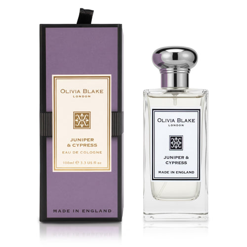 Olivia Blake Juniper & Cypress Perfume for Women – Fine Fragrance Eau de Cologne Spray, 100 ml/3.3 fl oz