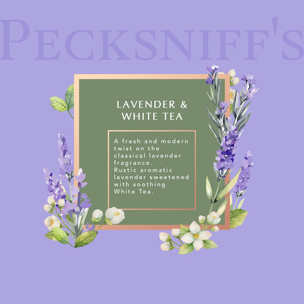 Pecksniffs Lavender & White Tea Diffuser | 100ml/3.38 fl oz