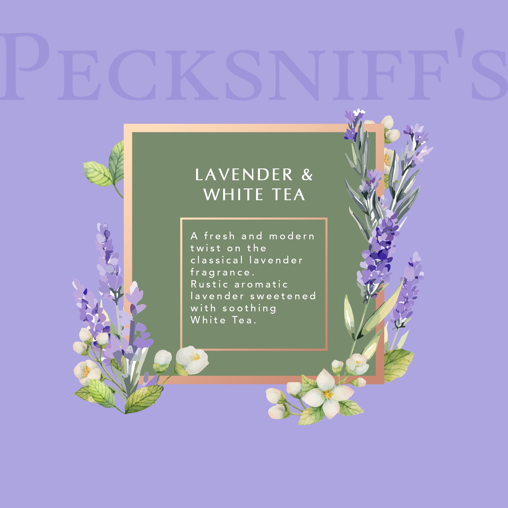 Pecksniff's Lavender & White Tea Moisturizing Shower Gel | 750ml / 25.36 Fl Oz