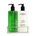 Pecksniff's Lily & Cottonseed Moisturizing Hand Wash and Hand Lotion in a Black Mesh Caddy | 300ml/10.14 Fl oz