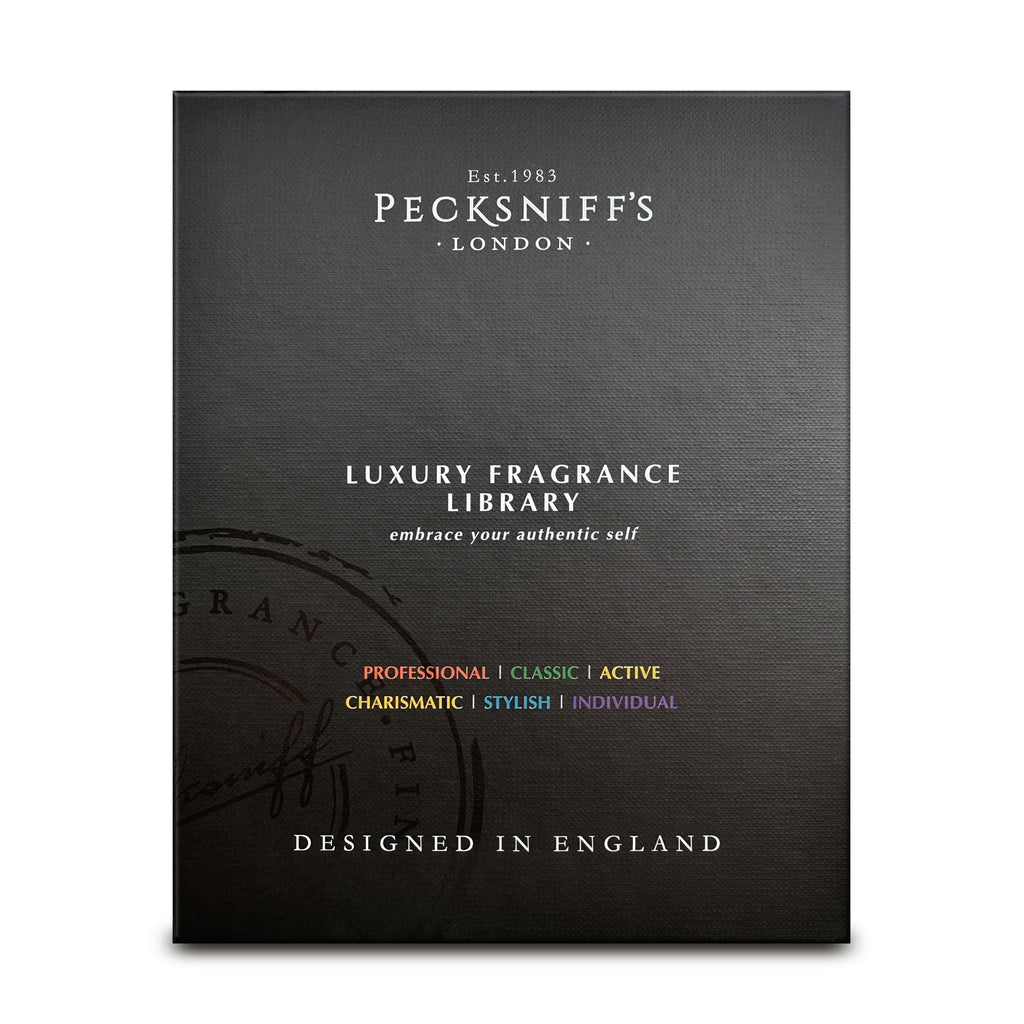 Pecksniff’s Men’s Fine Fragrance Gift Set – 6x10ml Eau de Toilette Collection – Luxury Cologne Sampler, Designed in England