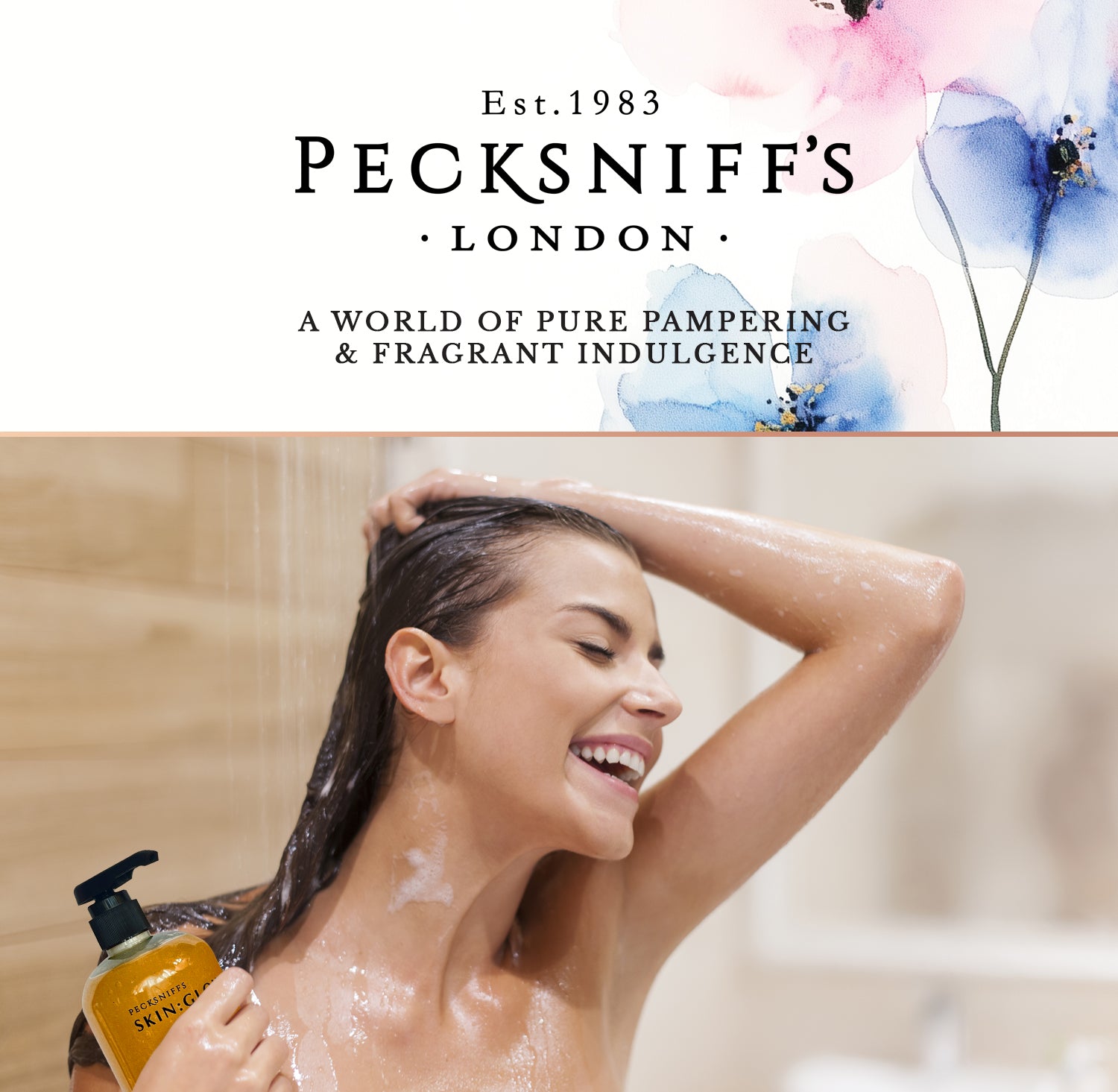 Pecksniffs Mango & Papaya Silk Exfoliating Shower Gel | 1000 ml / 33.80 Fl Oz