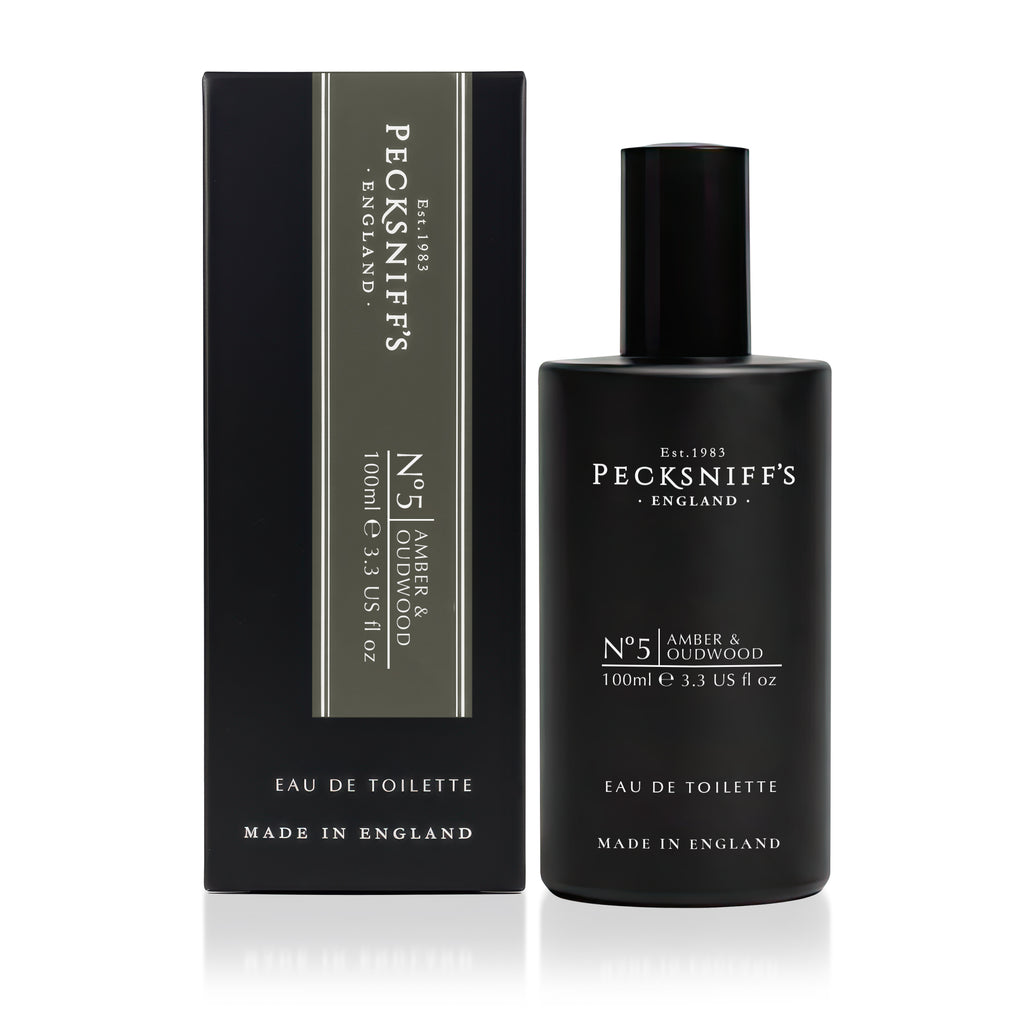 Pecksniff’s Mens Eau de Toilette Amber Oud Wood, 100 ml / 3.3 fl oz