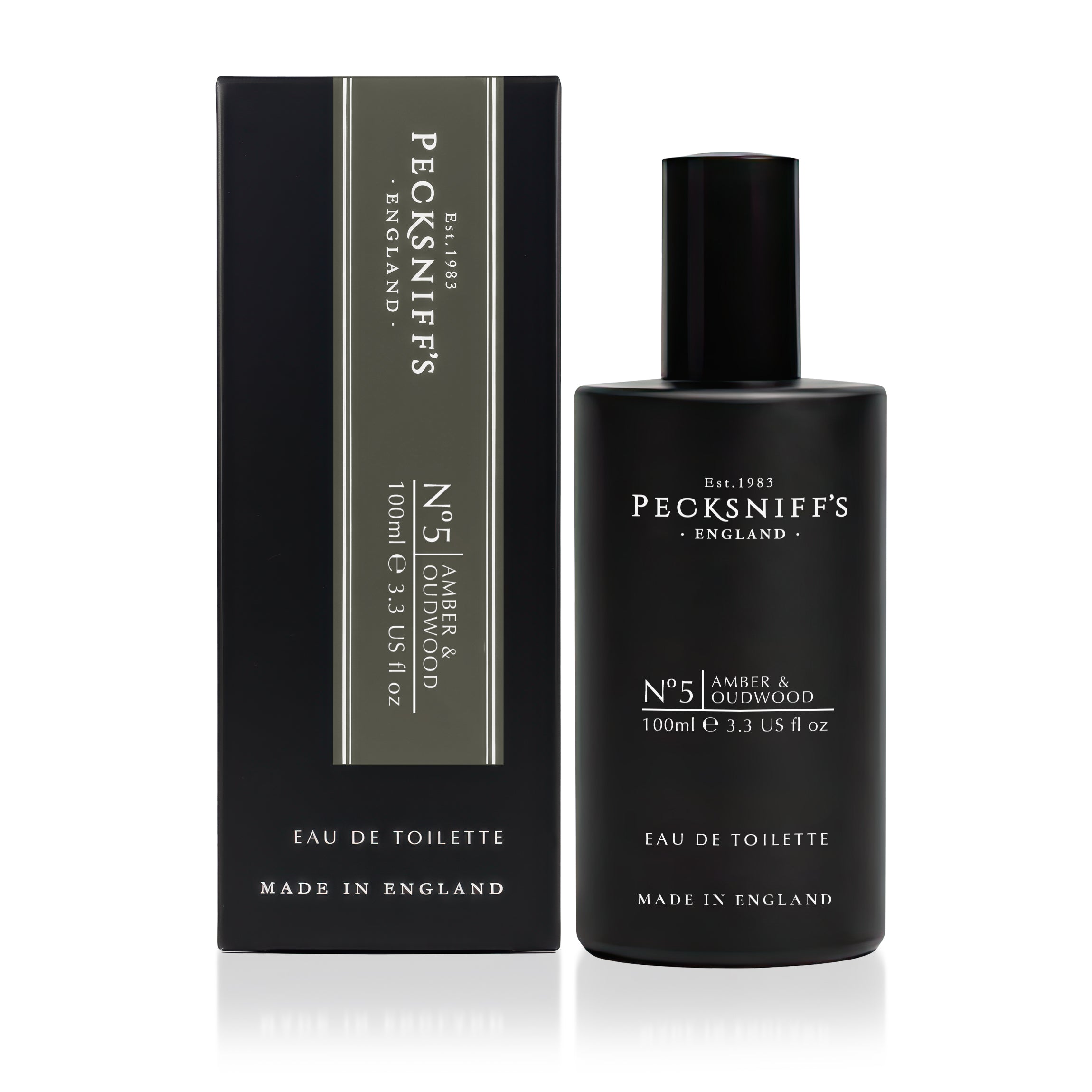 Pecksniff’s Mens Eau de Toilette Amber Oud Wood, 100 ml / 3.3 fl oz