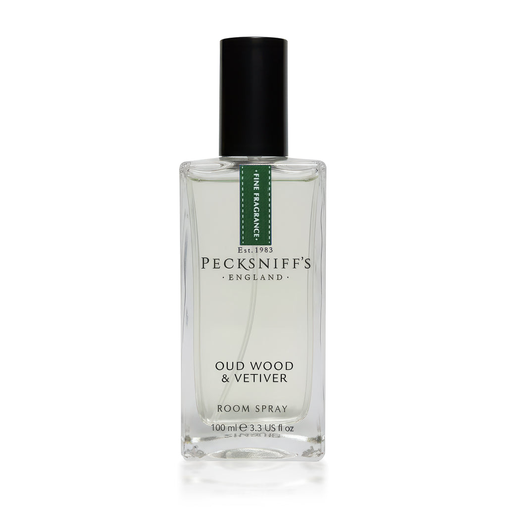 Pecksniff's Oud Wood & Vetiver Classic Room Spray | 100ml/3.38 Fl Oz