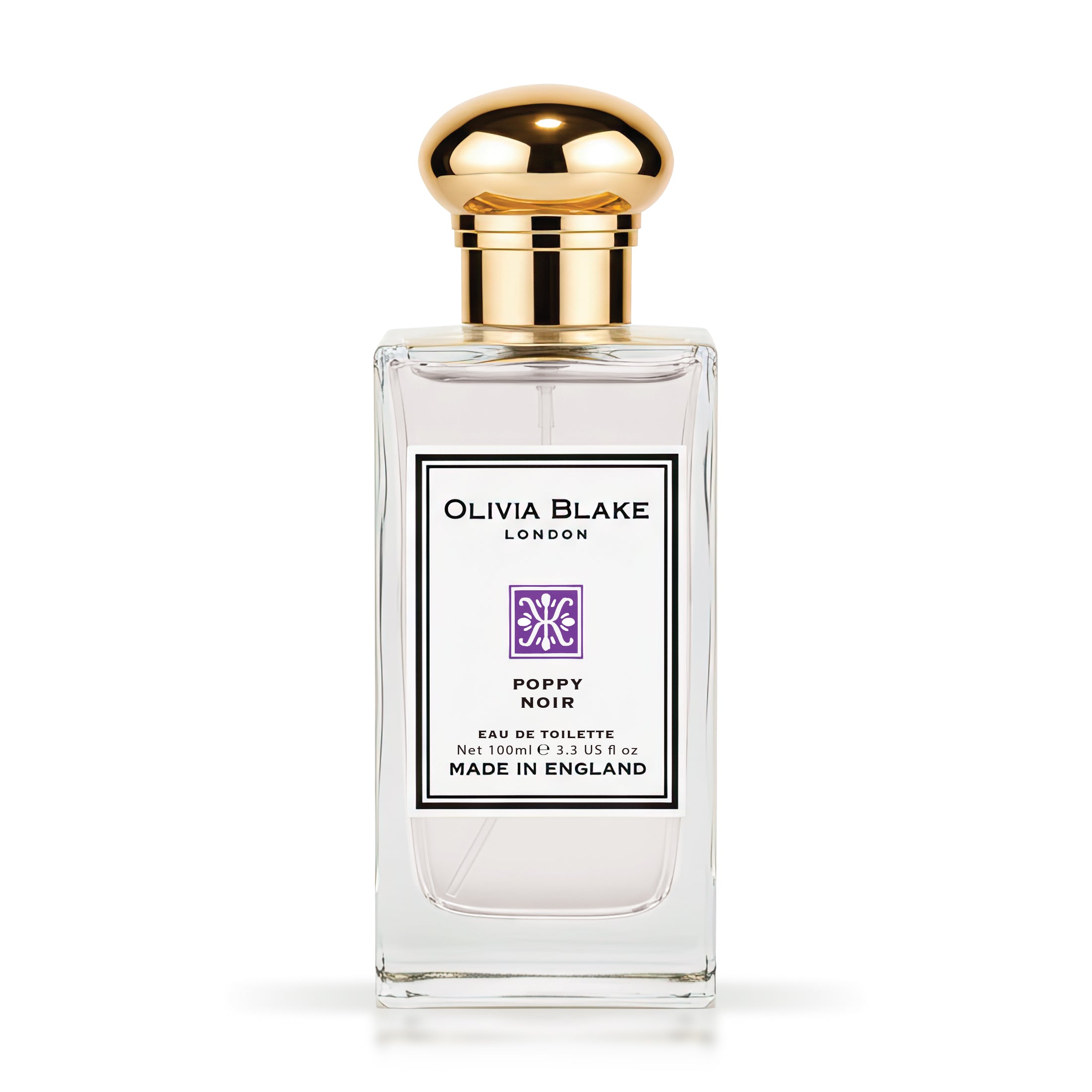 Olivia Blake Poppy Noir Eau de Cologne Spray – Fruity Floral Unisex Cologne with Iris, Tonka & Musk Notes, 3.3 fl oz